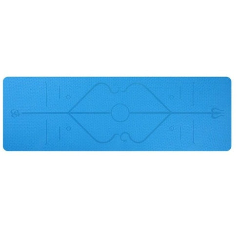 Non-Slip Position Line Yoga Mat