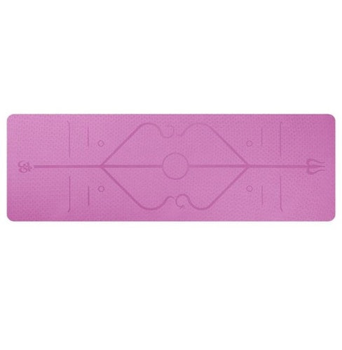 Non-Slip Position Line Yoga Mat