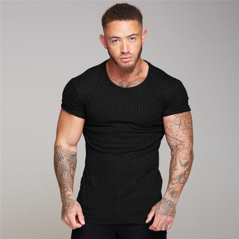 Sports Fitness Short Sleeve T Shirt