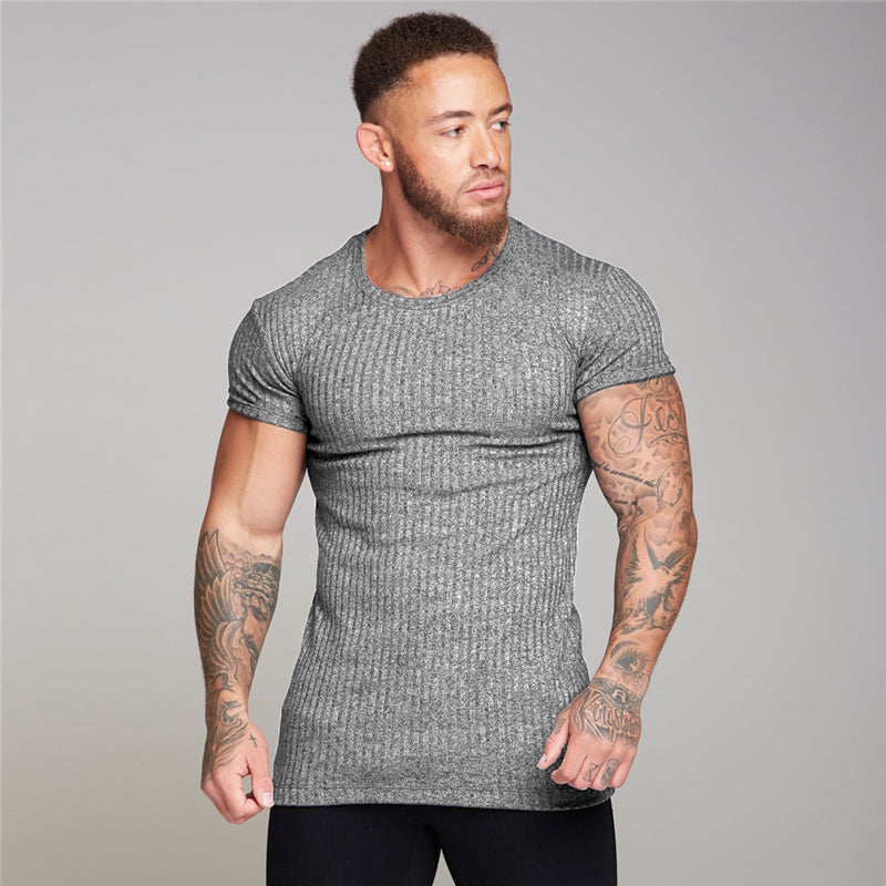 Sports Fitness Short Sleeve T Shirt